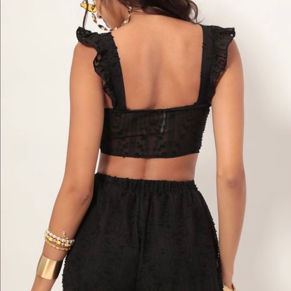 Black two piece set XS - Picture 2 of 4